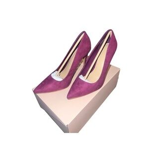 Just Fab Gisselle Magenta Purple Pumps - Size 7.5. 4.5 in heel.
